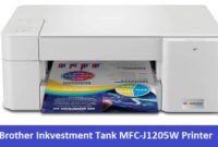 Brother Inkvestment Tank MFC-J1205W Printer