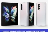 Samsung Galaxy Z Fold 3 Price And Release Date Review