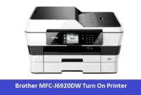 Brother MFC-J6920DW Turn On Printer