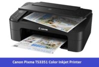 Canon Pixma TS3351 Color Inkjet Printer