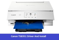 Canon TS8351 Driver And Install