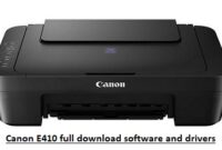 Canon E410 full download software and drivers