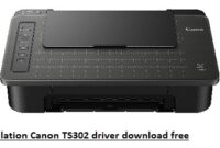 Installation Canon TS302 printer driver download free