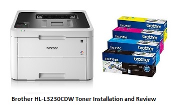 Brother HL-L3230CDW Toner Installation and Review