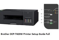 Brother DCP-T420W Printer Setup Guide Full