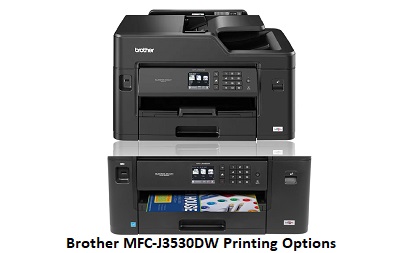 Brother MFC-J3530DW Printing Options and Capabilities Printer
