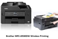 Brother MFC-J3530DW Wireless Printing with A User's Guide