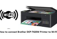 How to connect your Brother DCP-T420W Printer to Wi-Fi