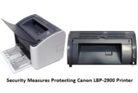 Security Measures for Protecting Your Canon LBP-2900 Printer