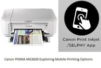 Canon PIXMA MG3620 Exploring Mobile Printing Options Printer