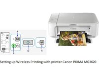 Setting up Wireless Printing with printer Canon PIXMA MG3620