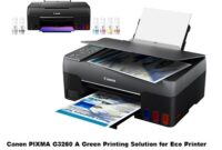 Canon PIXMA G3260 A Green Printing Solution for Eco Printer