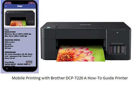 Mobile Printing with Brother DCP-T220 A How-To Guide Printer